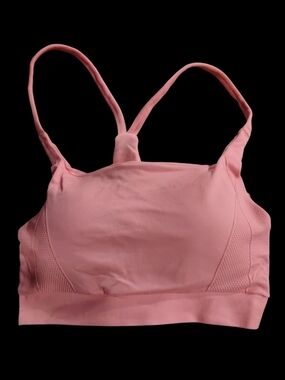 Sweaty Betty Light Pink Seamless Sports Bra